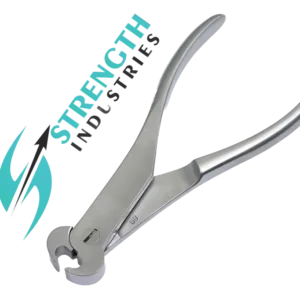 Surgical Bone Rongeur Double Action Curved Jaw Orthopedic Instrument