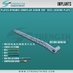 Dynamic Condylar Screw (90° DCS) Locking Plate
