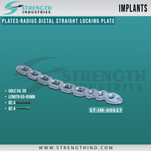 Radius Distal Straight Locking Plate