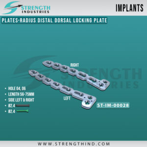 Radius Distal Dorsal Locking Plate