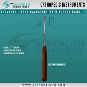 Bone Raspatory with Tufnol Handle