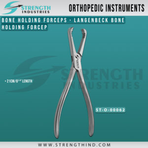 Langenbeck Bone Holding Forceps