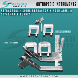 Spine Retractor Hinged Arms & Detachable Blades