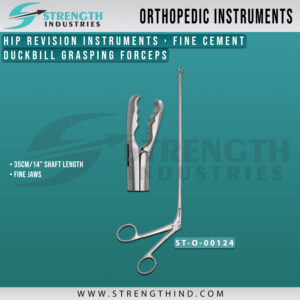 Fine Cement Duckbill Grapsing Forceps