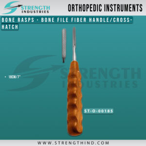 Bone File Fiber Handle/Cross-Hatch