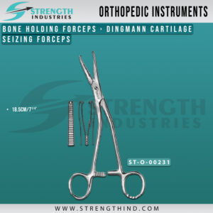 Dingmann Cartilage Seizing Forceps