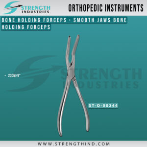 Smooth Jaws Bone Holding Forceps