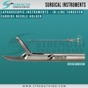 IN-LINE TUNGSTEN CARBIDE NEEDLE HOLDER