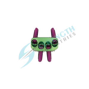 Cervical PEEK Cage with 4 Locking Screws | Standalone Interbody Fusion Implant